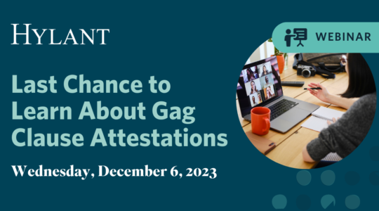 HYL Site Event Webinar Gag Clause